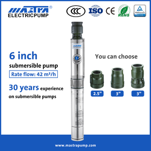 Mastra de 6 pulgadas 3 fase sumergible bomba R150-gs AC bomba sumergible