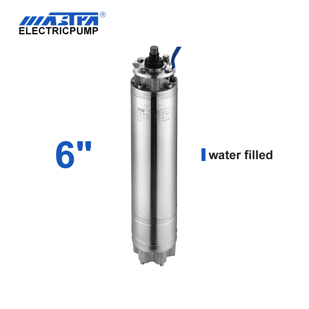 Bomba de aguas residuales liberty con motor sumergible de refrigeración por agua de 60 Hz y 6 "