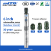 Mastra bomba de agua sumergible de 6 pulgadas lista de precios R150-ES bomba de agua solar precio de Filipinas