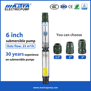 Bomba sumergible Mastra de 6 pulgadas marca R150-FS AC bomba de pozo Comprar bomba de agua solar