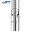 Mastra 4 pulgadas para bomba sumergible con energía solar de acero inoxidable 4SP8 Bomba de agua sumergible de pozo profundo