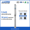 Bomba de agua sumergible de Mastra de 5 pulgadas para la venta R125-12 bomba de agua eléctrica sumergible