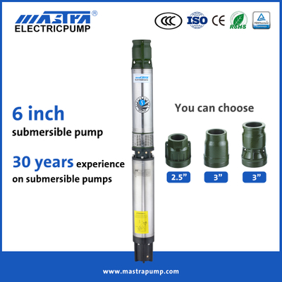 Mastra 6 pulgadas 220v bomba sumergible R150-BS bomba de agua sumergible a la venta