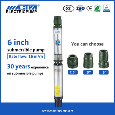 Mastra proveedor de bomba de pozo sumergible de 6 pulgadas R150-CS amazon bomba sumergible